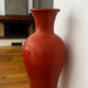 Large monumental vase in red terracotta