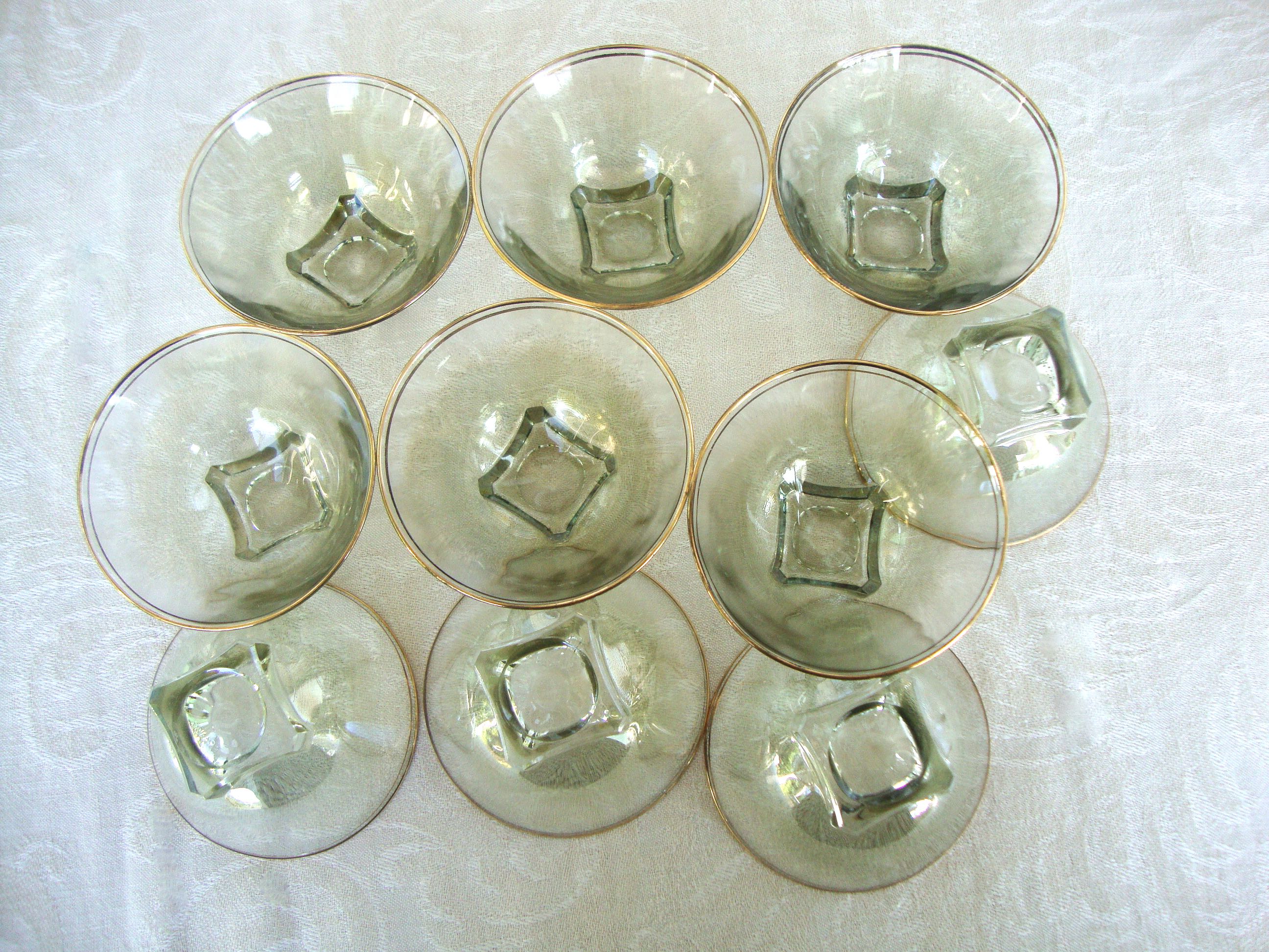 Set de 10 coupes à dessert