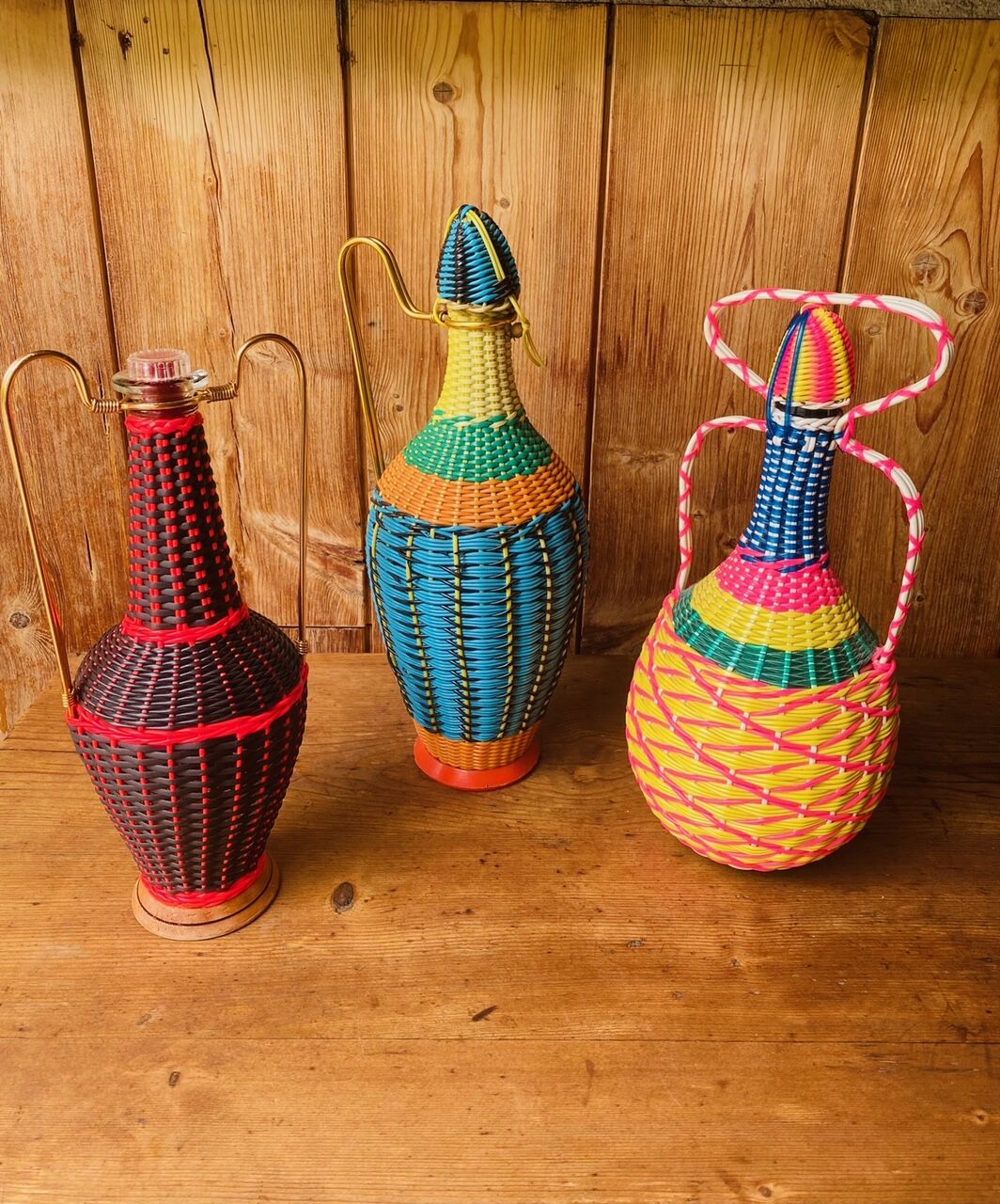 Demijohn scoubidou 60s