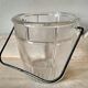 1950s frosted glass ice bucket