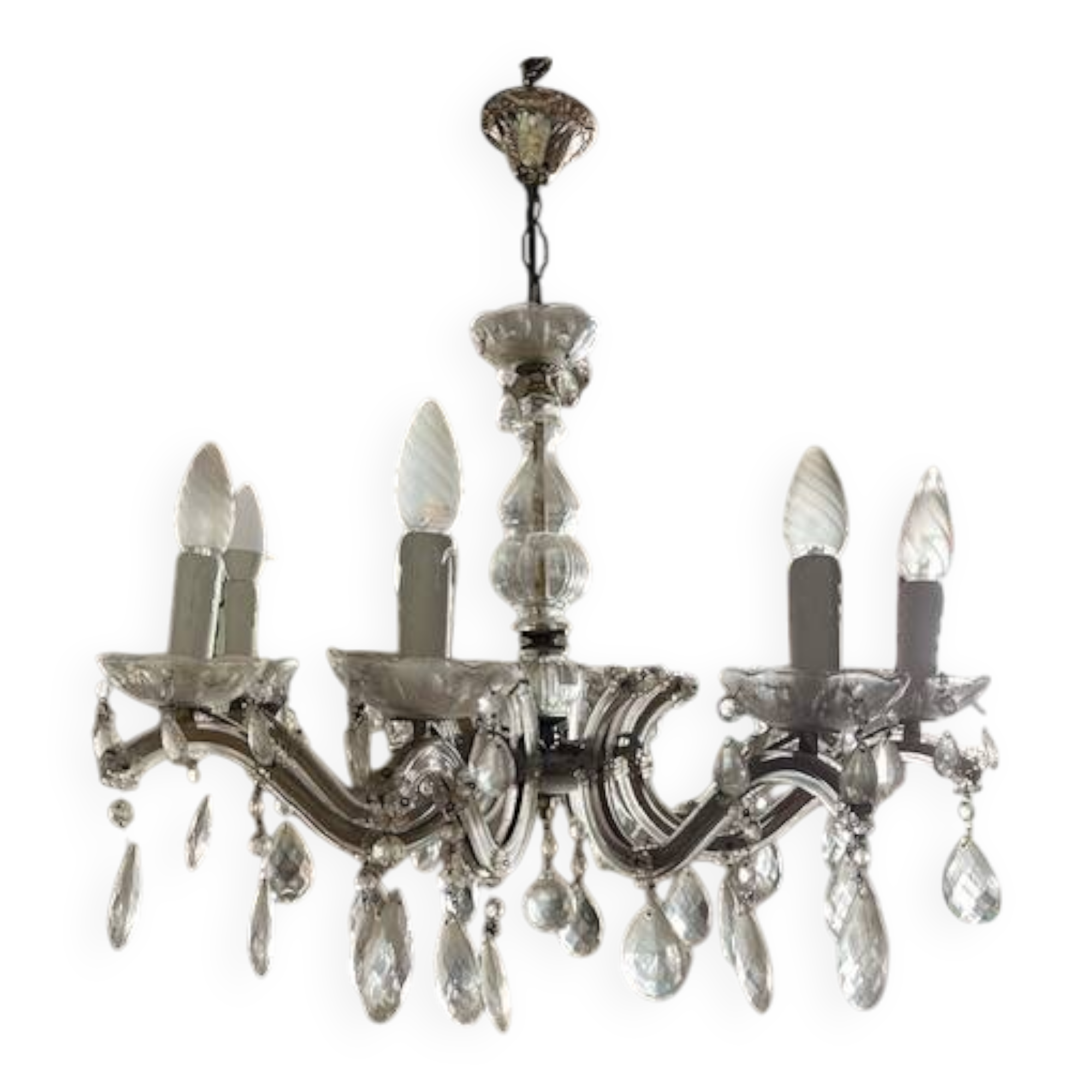 8-light Venetian chandelier