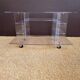 Hi-fi furniture in altuglass by David Lange