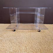 Hi-fi furniture in altuglass by David Lange