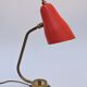 Vintage tole and brass design office lamp