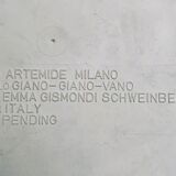 Stool by Giano Vano pour Artemide 1966