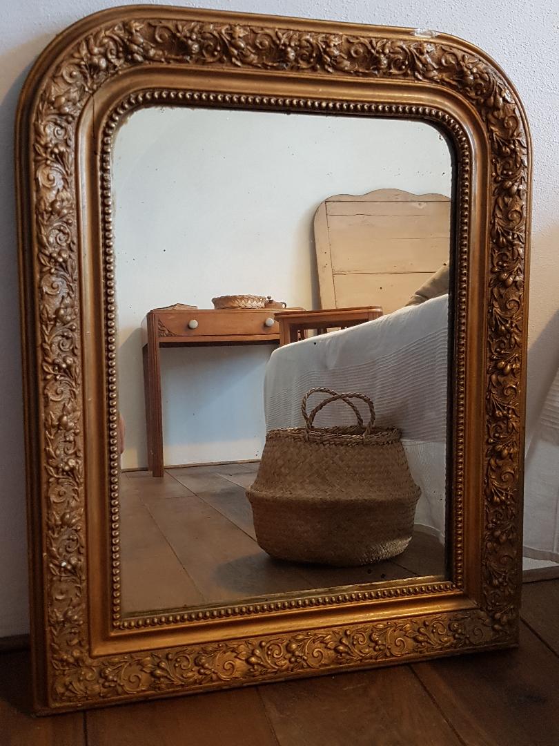 Old golden mirror 71x56cm