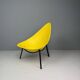 Yellow Tripod Lounge Chair by Ed Merat, France 1956