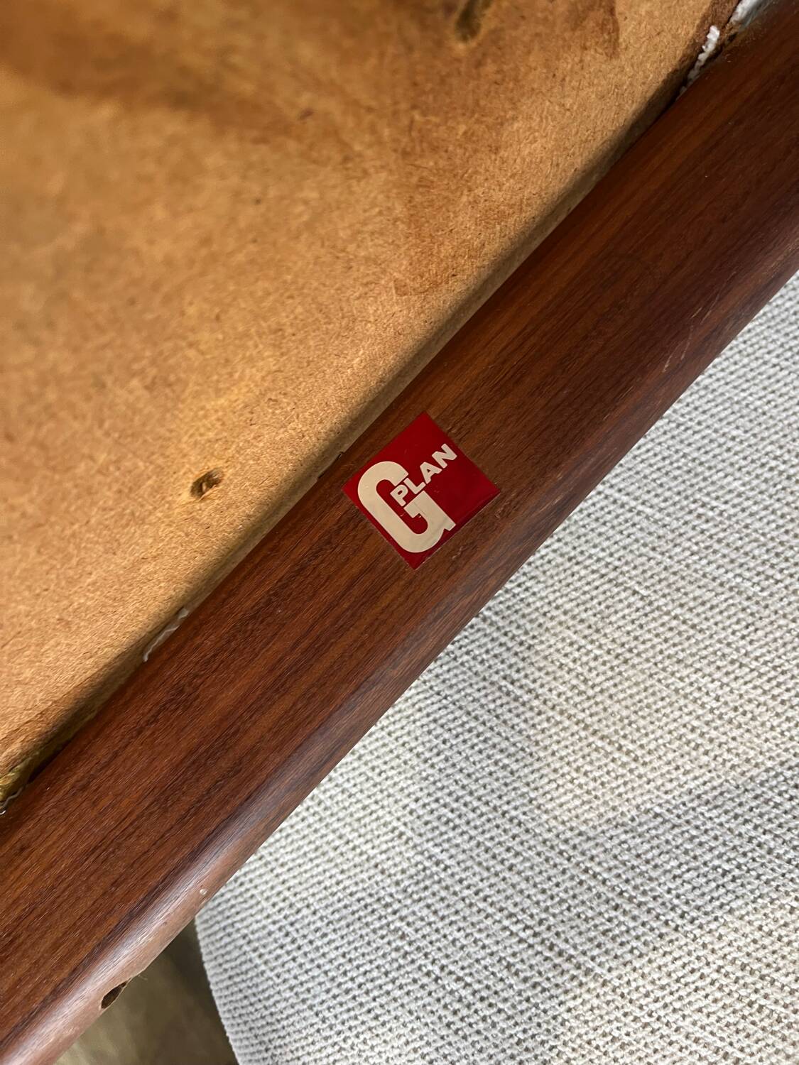 Scandinavian teak chairs by Gplan from the 1960s.