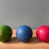 Ancient wooden bowling