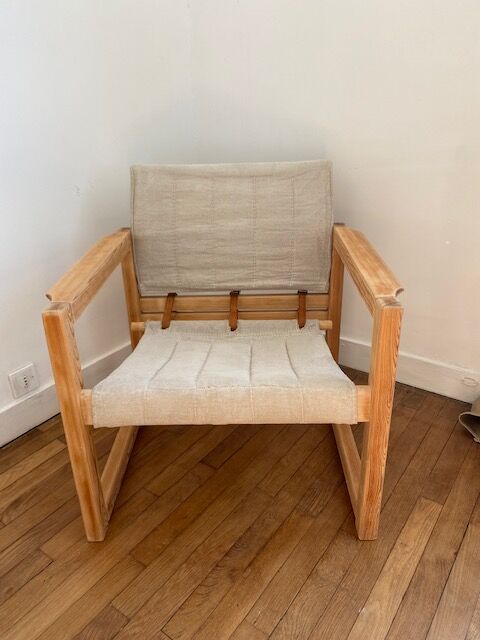 Diana pine armchair by Karin Mobring 1970