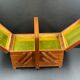 Cute little worker or vintage wooden sewing box