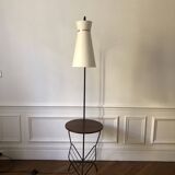 Floor lamp with shelf, magazine rack and diabolo, 1960s