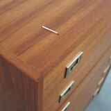 Teak chest of drawers, Danish design, 1970s, production: Denmark