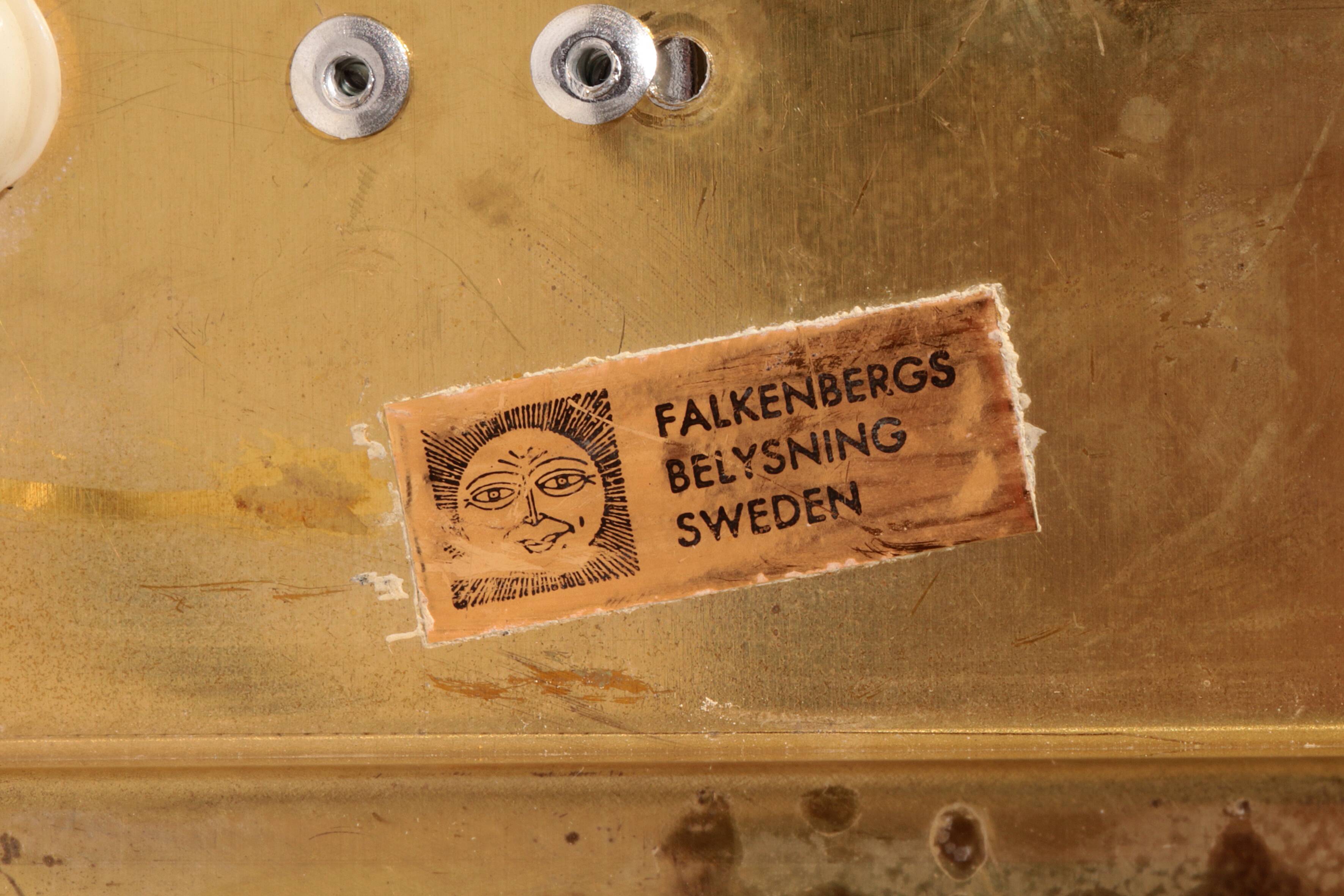 Design Wall Lamps by Falkenbergs Belysning 1960, Sweden