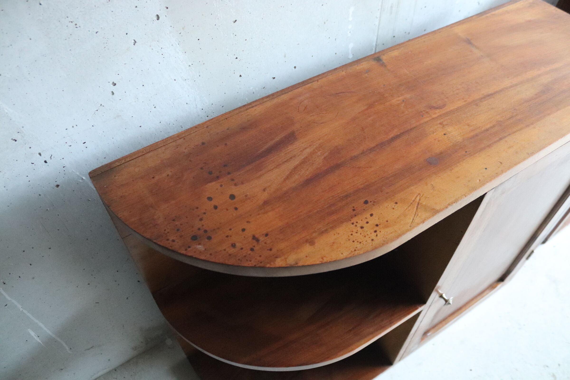 Art deco library in solid wood