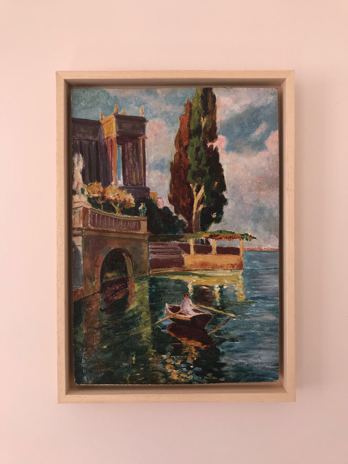 The boat ride, 1934. Oil on canvas.