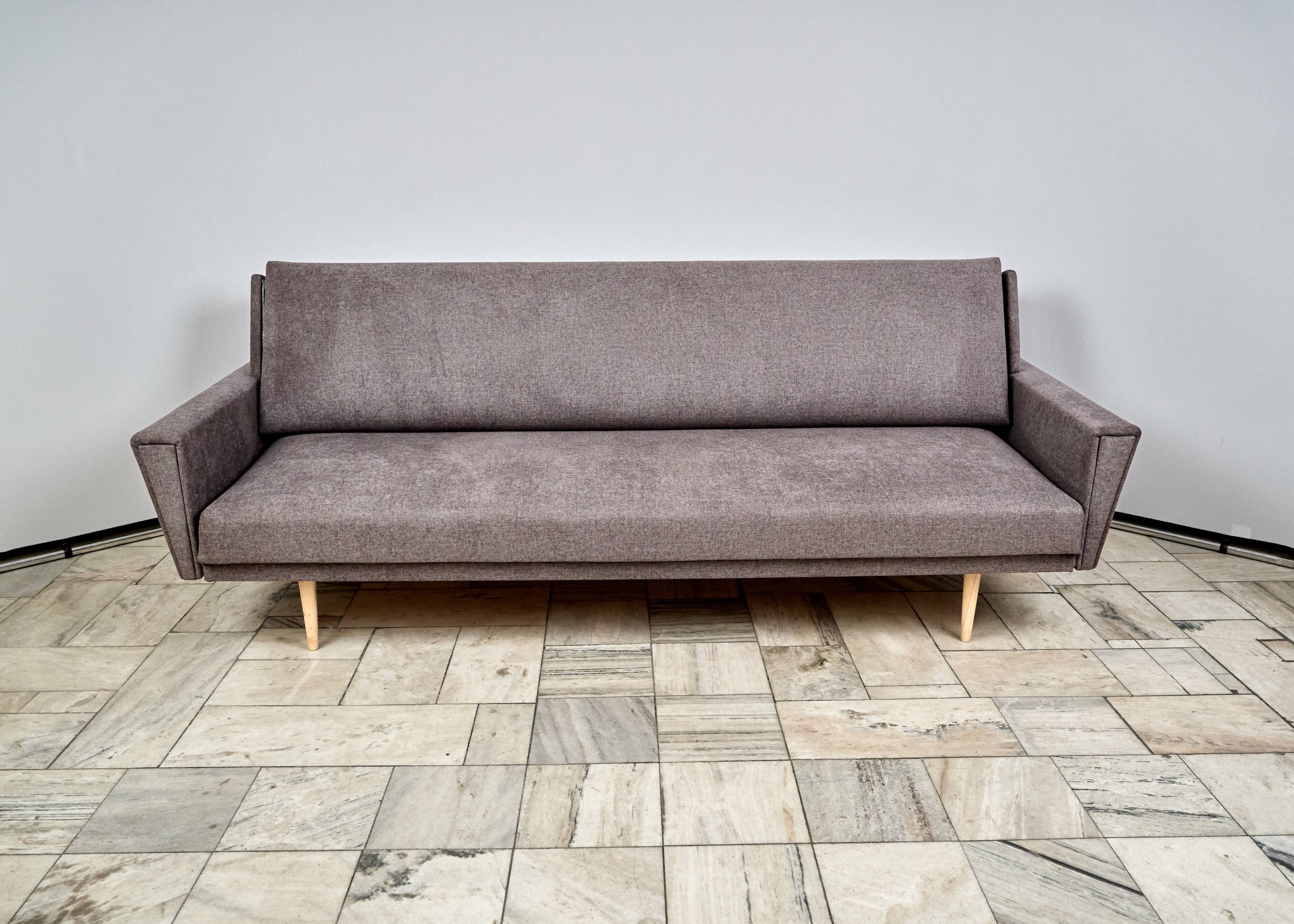 Vintage Sofa Bed by UP-Zavody, 1960s, Czechoslovakia