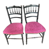 Pair of Napoleon III chairs