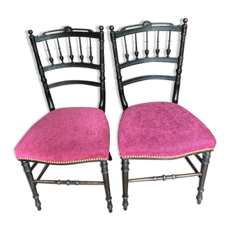 Pair of Napoleon III chairs