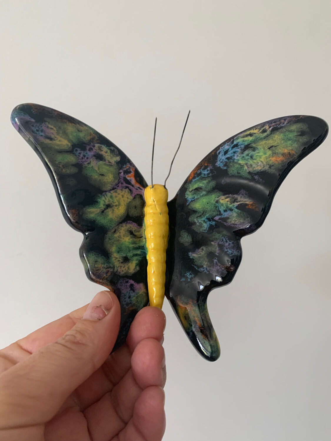 Ceramic butterflies - wall decoration