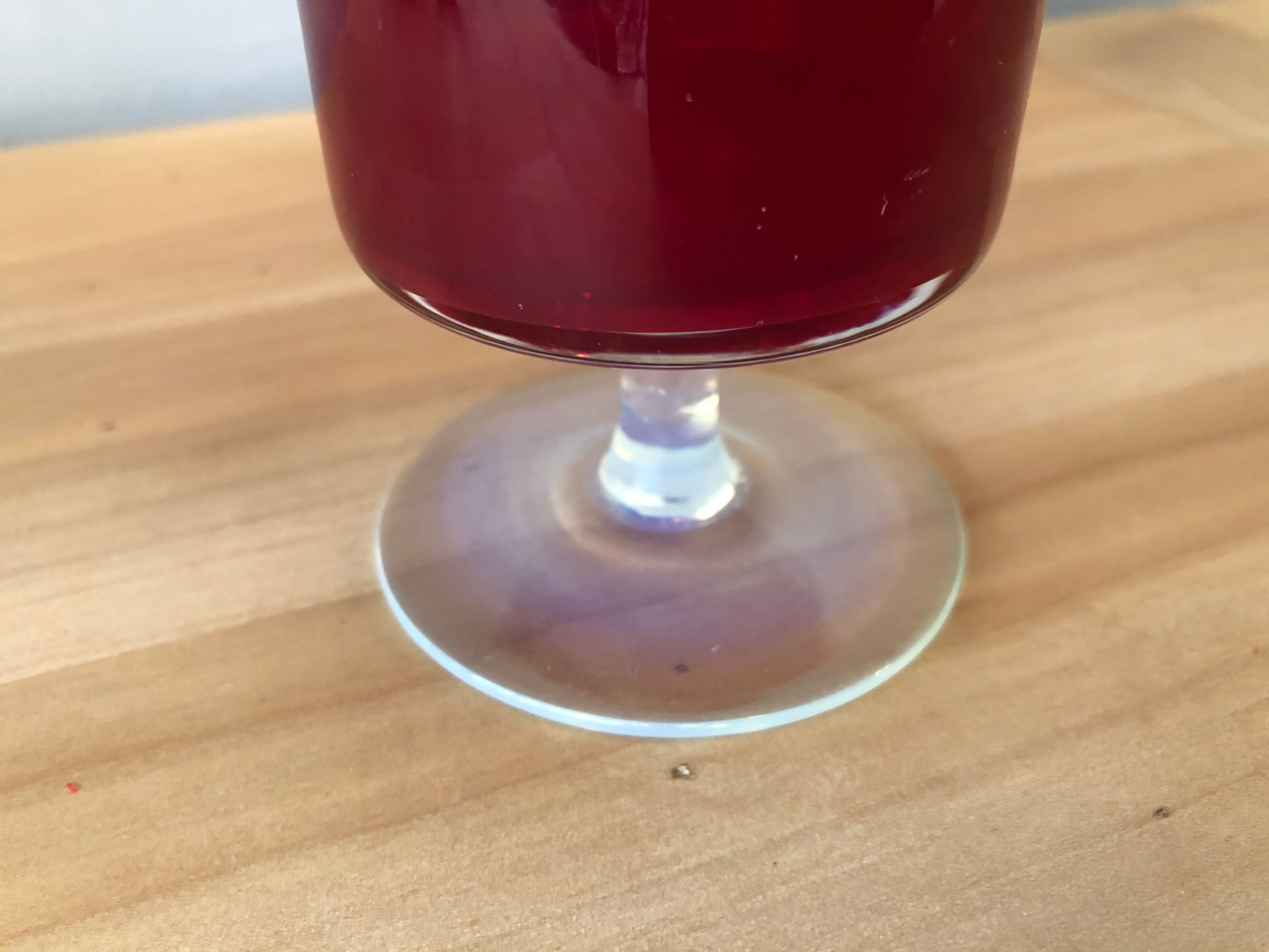 Vintage blown glass vase