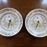 Antique Italian hand-painted plates