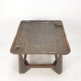 Ensemble de chaise et de table en bois du milieu du siècle, années 1950