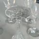 Set de 6 verre a vin cristal d’arques modèle granville forme de fleur