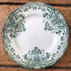 Series of 5 antique flat plates