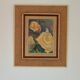 Original Mid Century Swedish Oil on Canvas – “Roses” by Hans Ripa