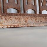 Metal and bronze ironwork entrance door Charles Piguet Lyon 1919