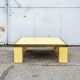 Table basse Antonio Pavia en bois laqué et laiton, années 1970