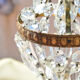 Montgolfiere chandelier in bronze and tassels