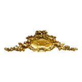 Pediment, gilded bronze, ornament for mirror, piece of furniture, signed Jacquet Grelier