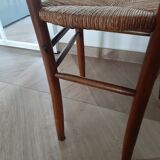 Set of 5 faux bamboo style chairs