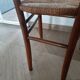 Lot de 5 chaises style faux bambou