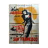 Affiche cinéma "L'Aventurière de San Francisco" Kay Francis, Film-Noir 120x160cm 1946