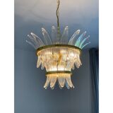 Lustre Palmette en verre de Murano