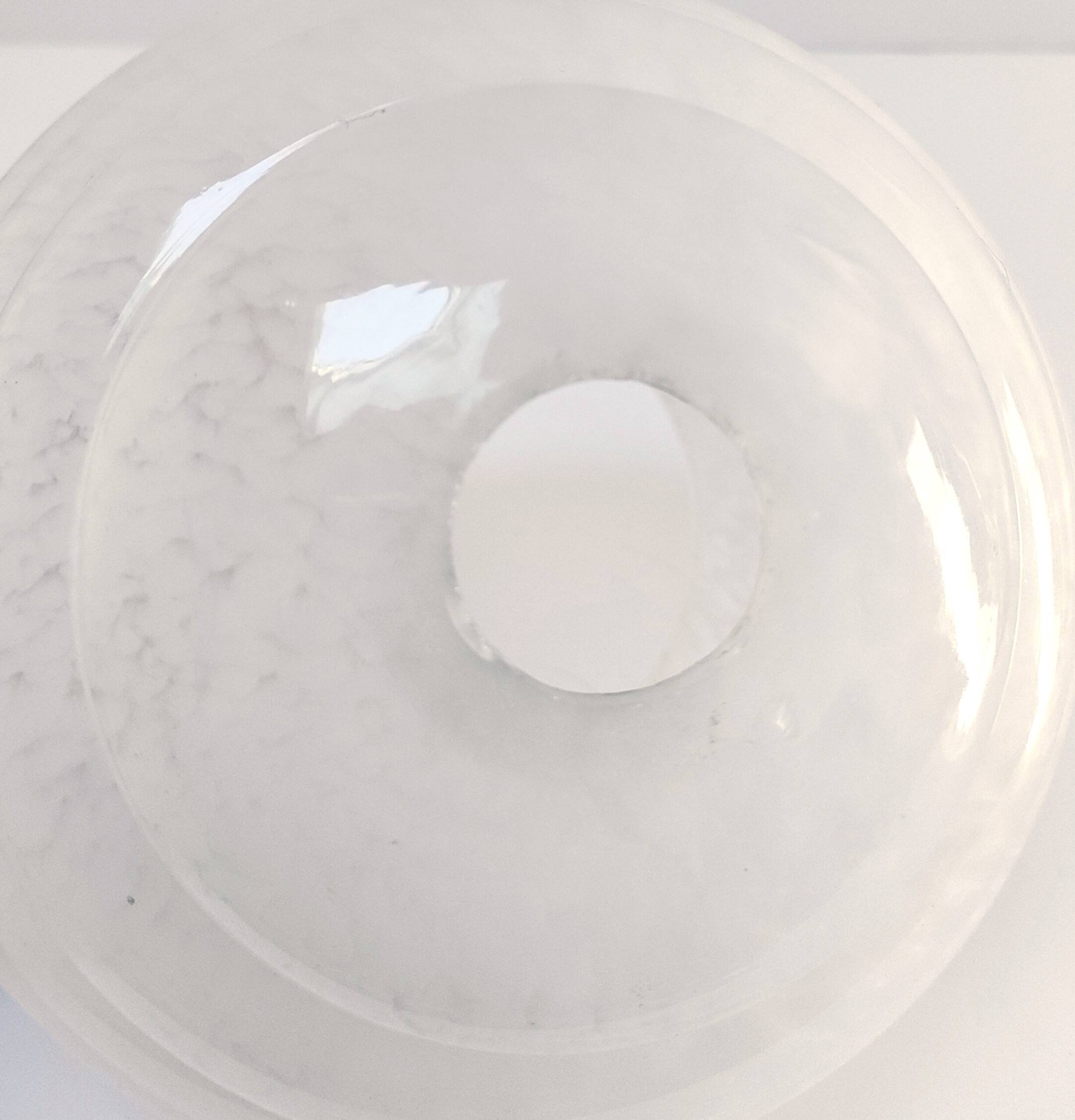 Art deco wall light clichy glass white brass porcelain
