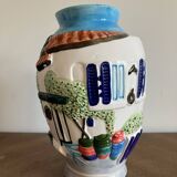 Vase with relief decoration