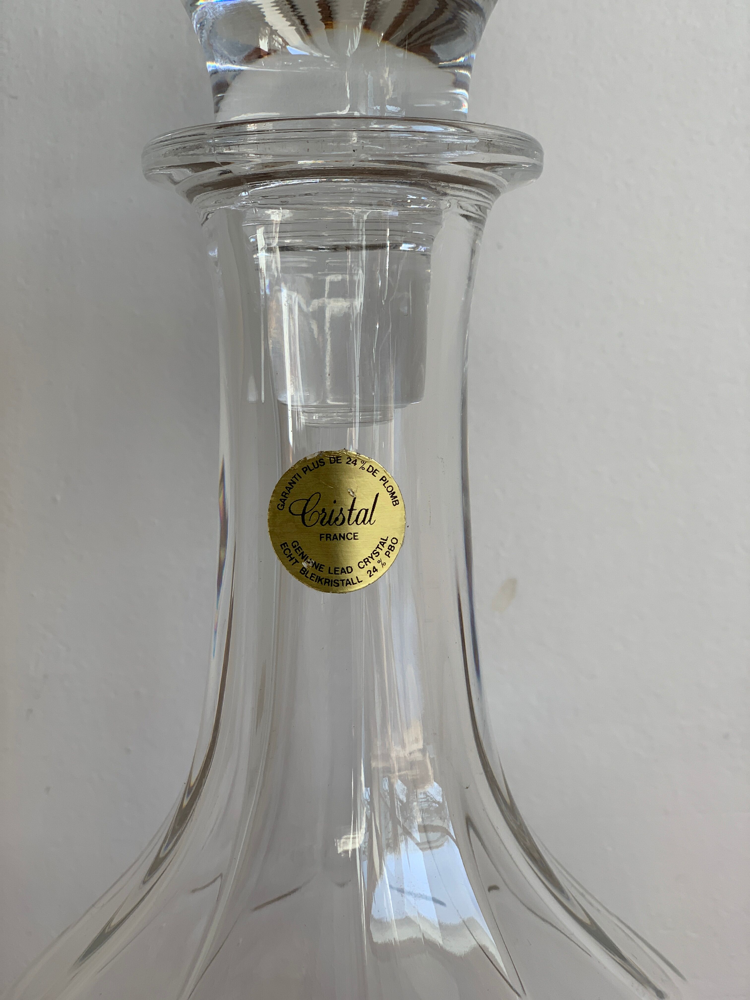Carafe cristal vintage