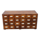 1940s Czechoslovak industrial bank drawer cabinet