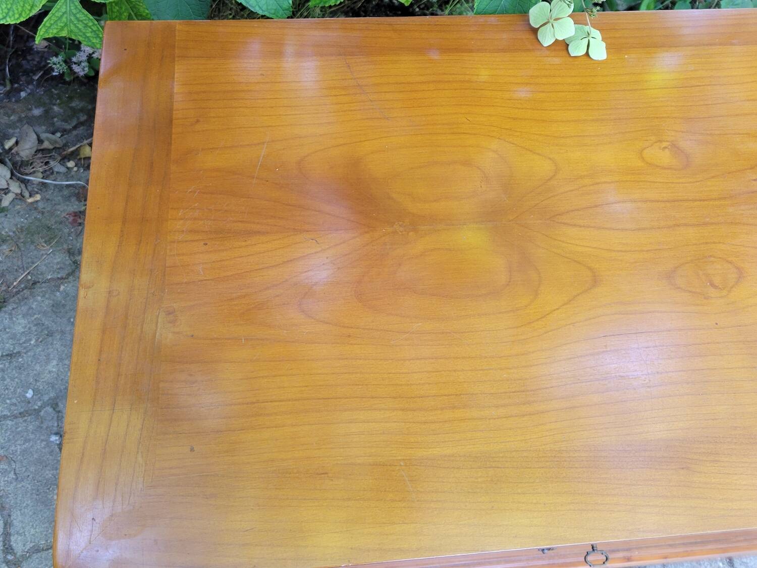 Louis Philippe cherry chest of drawers with lock
