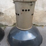Pair industrial factory lamp