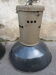 Pair industrial factory lamp