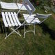 Ensemble de 4 anciennes chaises de jardin