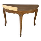 Golden oak console