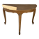Golden oak console