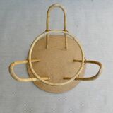 Rattan tripod pedestal table, 1960