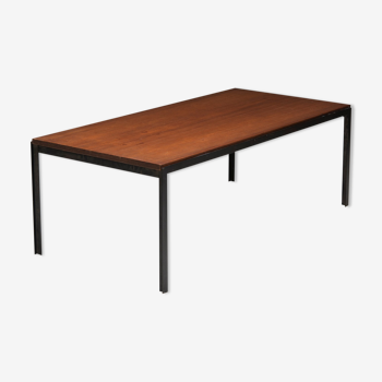 'T-angle' Low table in teak, designed by Florence Knoll for Knoll Int., 1950's